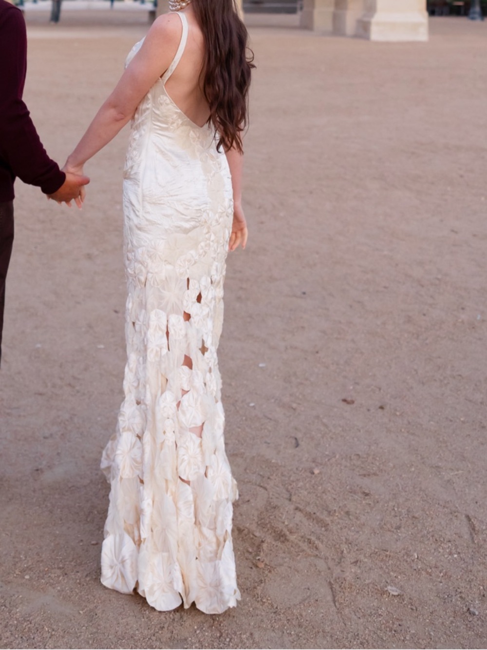 Carlos Miele vintage custom couture ivory bridal wedding dress - Picture 7 of 12